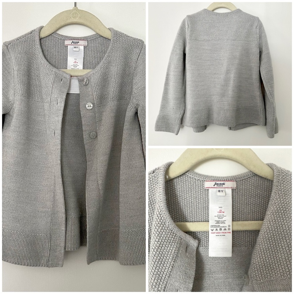 Jacadi Paris Gray Cardigan
